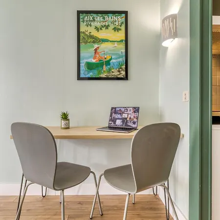 Studio Victoria Boho - Hyper-Centre - Balcon Vue Montagnes - Sejour Thermal & Loisirs Apartamento Aix-les-Bains