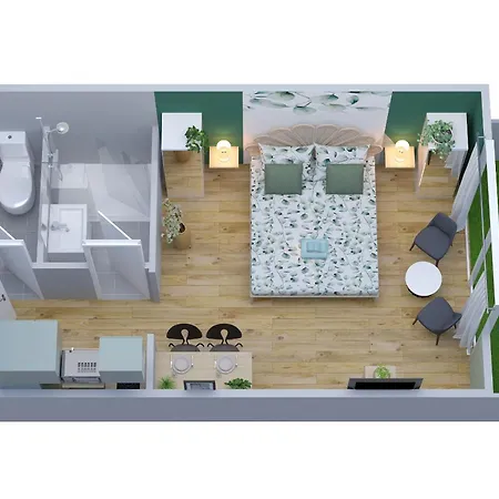 Apartamento Studio Victoria Boho - Hyper-Centre - Balcon Vue Montagnes - Sejour Thermal & Loisirs